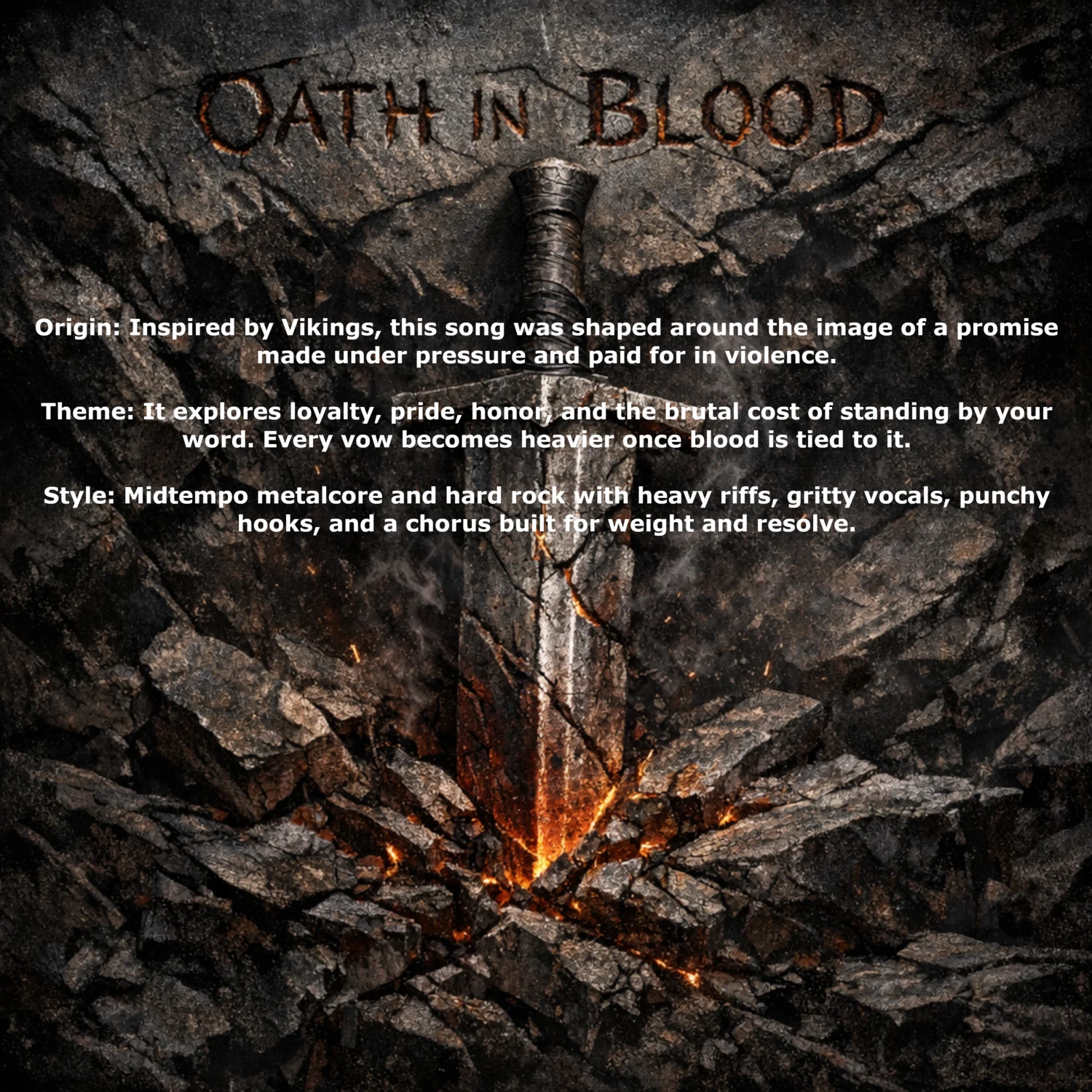 Lyrics — Oath in Blood