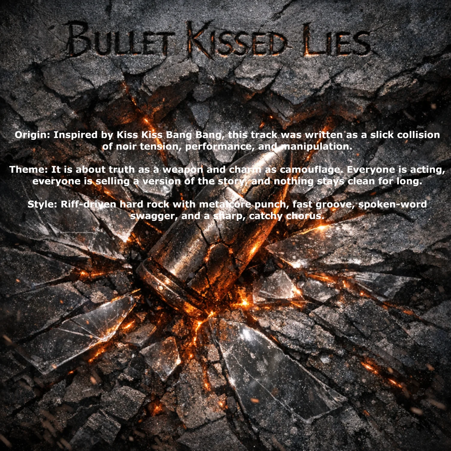 Lyrics — Bullet Kissed Lies